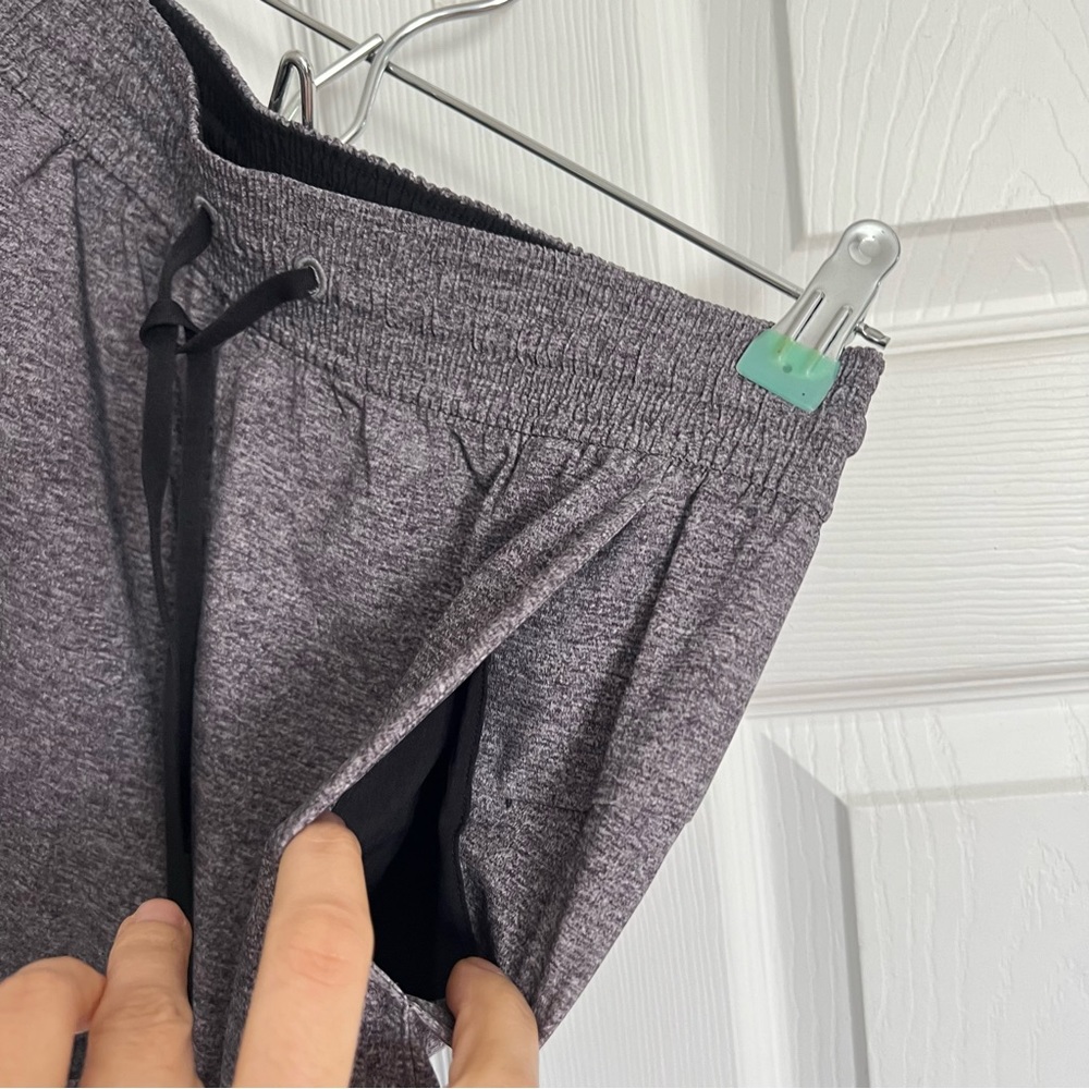 Lululemon Spring Break Away Short *4-way Stretch 3" Heather Lux Multi Black Sz 6 - Picture 7 of 9